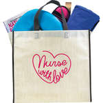 Linen Finish Laminated Non-Woven Tote