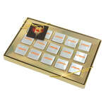 15-Piece Chocolate Foiled Square Box