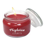 8 oz. Aromatherapy Wax Candle Glass Patio Jar
