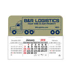 Press-N-Stick 3-Month Horizontal Calendar