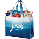 Watercolor Laminated Shopper Tote