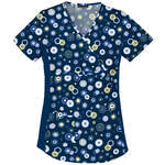 Cherokee Flexibles Women's Maternity Mock Wrap Knit Panel Top