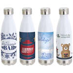 17 oz Vacuum Insulated Stainless Steel Bottle with Winter Stock Art