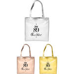 Runway Metallic Tote
