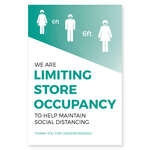 24x 36 Window Cling - Retail Stock Art Social Distancing