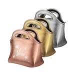 Gran Clutch Metallic Neoprene Lunch Bag