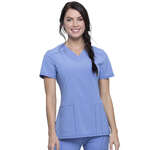 Cherokee Infinity Women's V-Neck Top w/ O-Ring