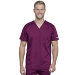 Cherokee Workwear Revolution Men's V-Neck Top w/ Extra Pockets