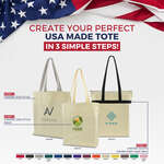 USA-Crafted Flat Tote