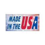 White Vinyl Decal w/ Permanent Adhesive - 1