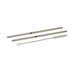 Reuse-It 3 Piece Stainless Steel Straw Set