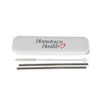 Stainless Steel Straw - White