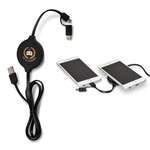 Duo Wireless Charging Pad w/ Integrated Charging Cable