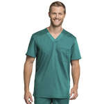 Cherokee Workwear Revolution Men's V-Neck Top w/ Neckband