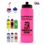 Sports Bottle with Push 'n' Pull Cap - 32 oz.