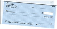 Blue Safety Side Tear Personal Checks